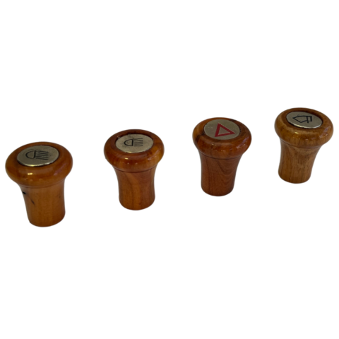 KIT BOTÃO PAINEL MADEIRA MEDALHAS ALERTA LIMPADOR FAROL ALTO FAROL BAIXO MP LAFER FUSCA