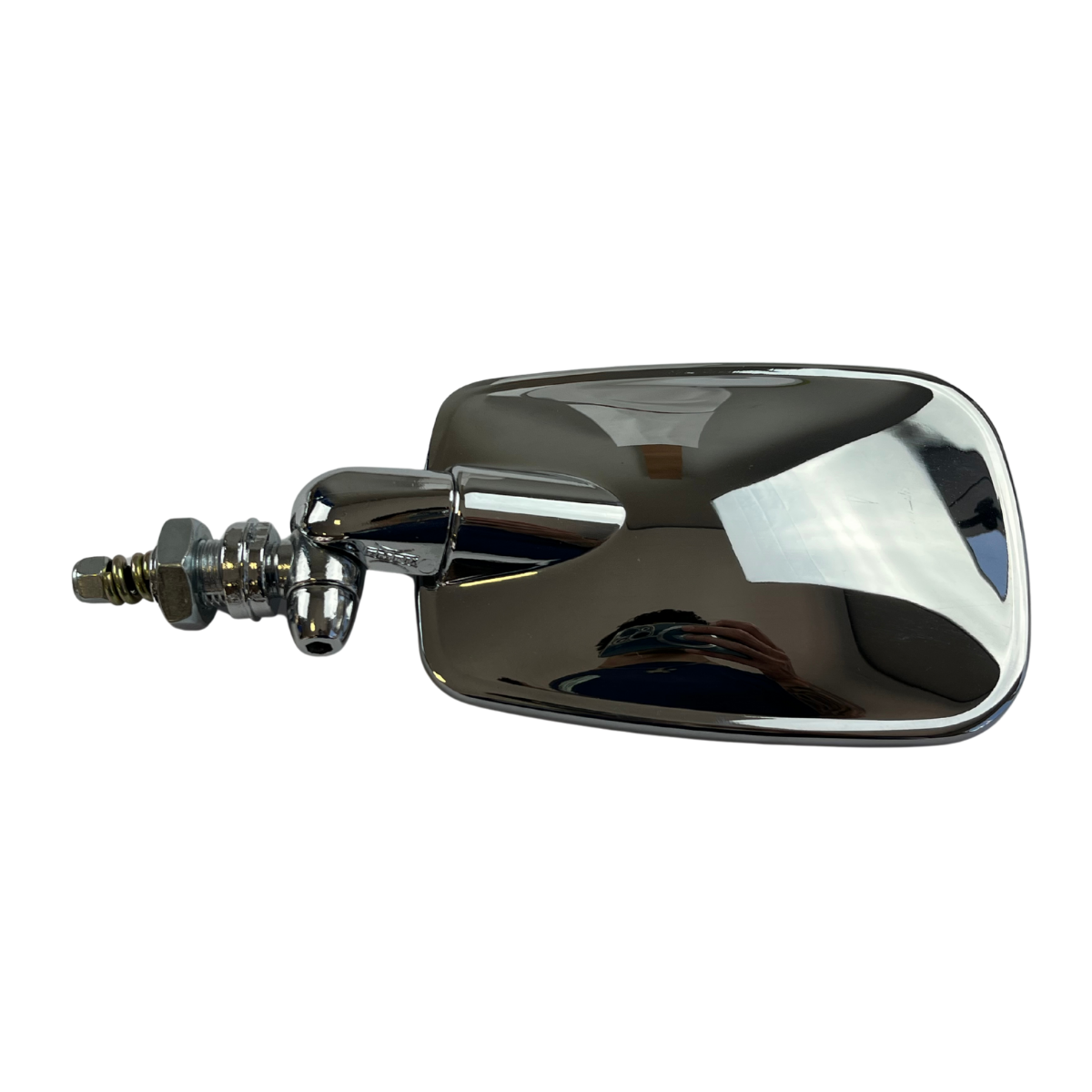 RETROVISOR EXTERNO FUSCA MEXICANO CROMADO BRAÇO CURTO CONVEXO PRATA (5)