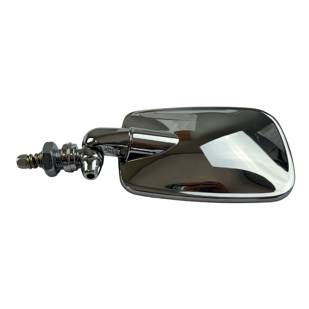 RETROVISOR EXTERNO FUSCA MEXICANO CROMADO BRAÇO CURTO CONVEXO PRATA (6)