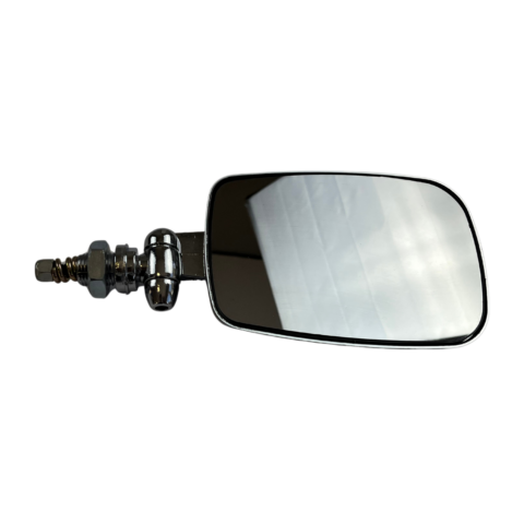 RETROVISOR EXTERNO FUSCA MEXICANO CROMADO BRAÇO CURTO CONVEXO PRATA (9)