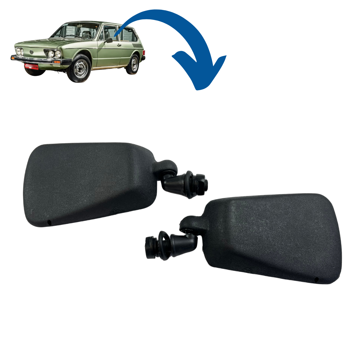 Retrovisor Externo Brasilia 1978 / 1982