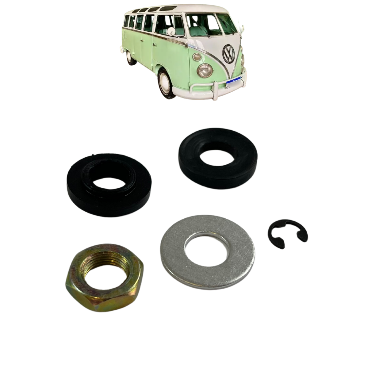 Reparo Eixo Pivô do Limpador de Parabrisa Kombi até 1975 - KIT