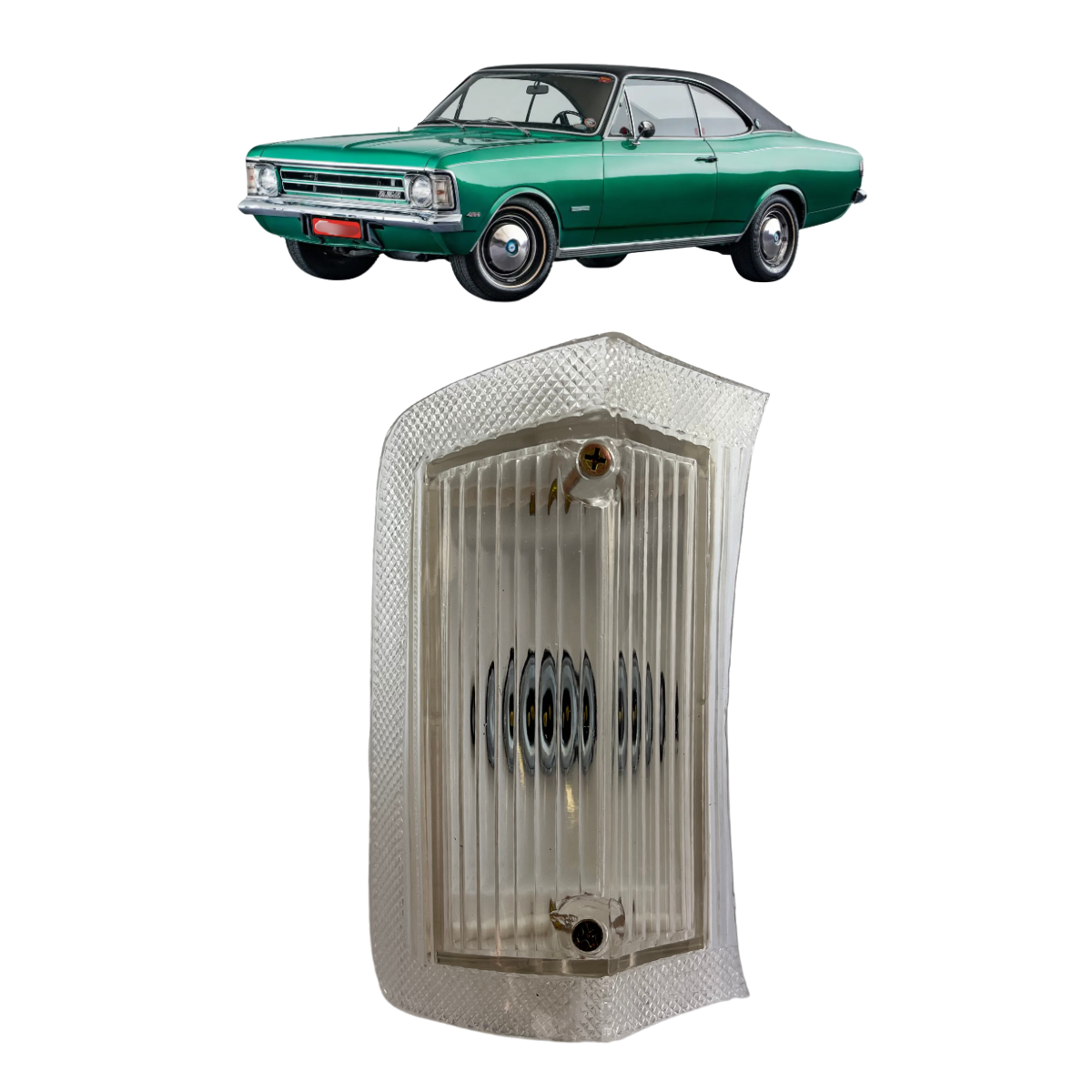 Lanterna Dianteira Opala 1971 / 1974 - CRISTAL
