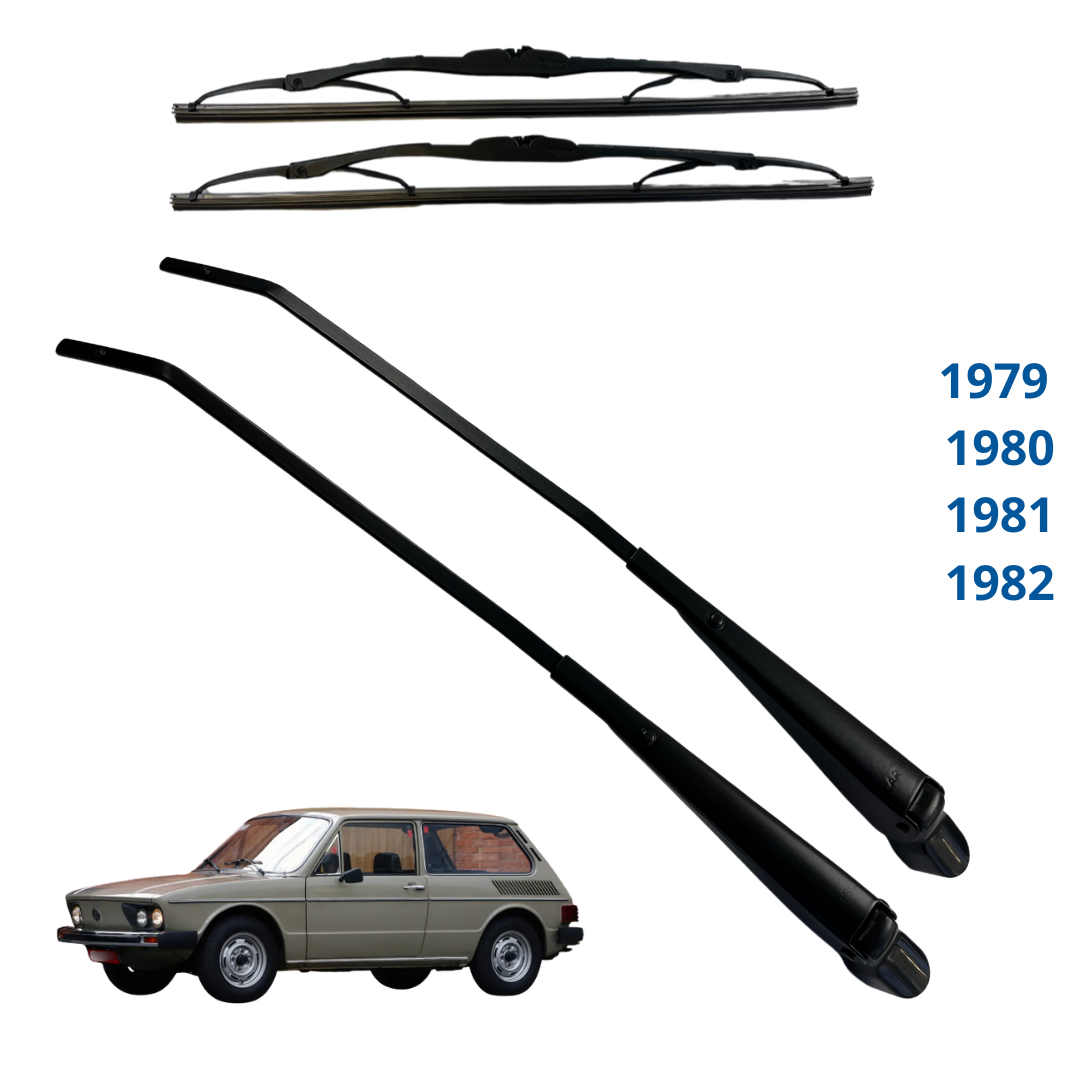 Limpador Parabrisa Brasilia 1979 até 1982 – PRETO