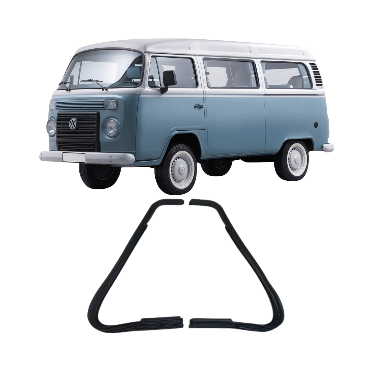 Borracha do quebra vento Kombi Clipper Carat 1975 até 2014 – PAR (2)
