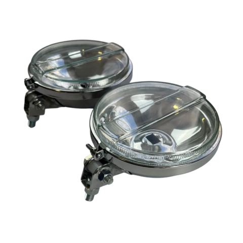 FAROL DE MILHA 661 CROMADO LENTE CRISTAL LISA (3)