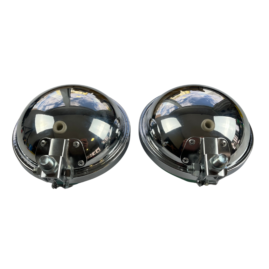 FAROL DE MILHA 661 CROMADO LENTE CRISTAL LISA (4)