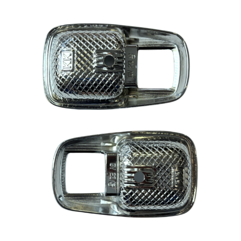 CONCHA CROMADA METAL FUSCA KOMBI BRASILIA