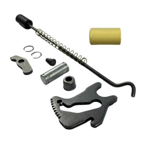 KIT REPARO ALAVANCA FREIO MAO COM BOTÃO BEGE FUSCA (3)