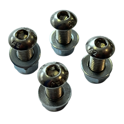 PARAFUSO DO PUXADOR METAL CROMADO