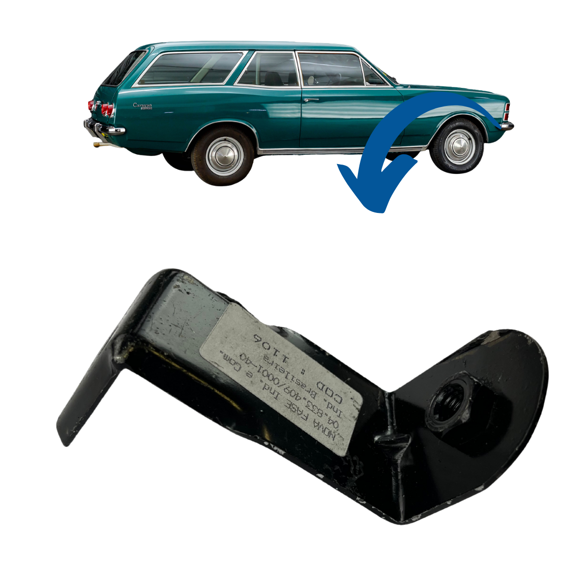 SUPORTE PARACHOQUE LATERAL DIANTEIRO CARAVAN 75A79 (2)