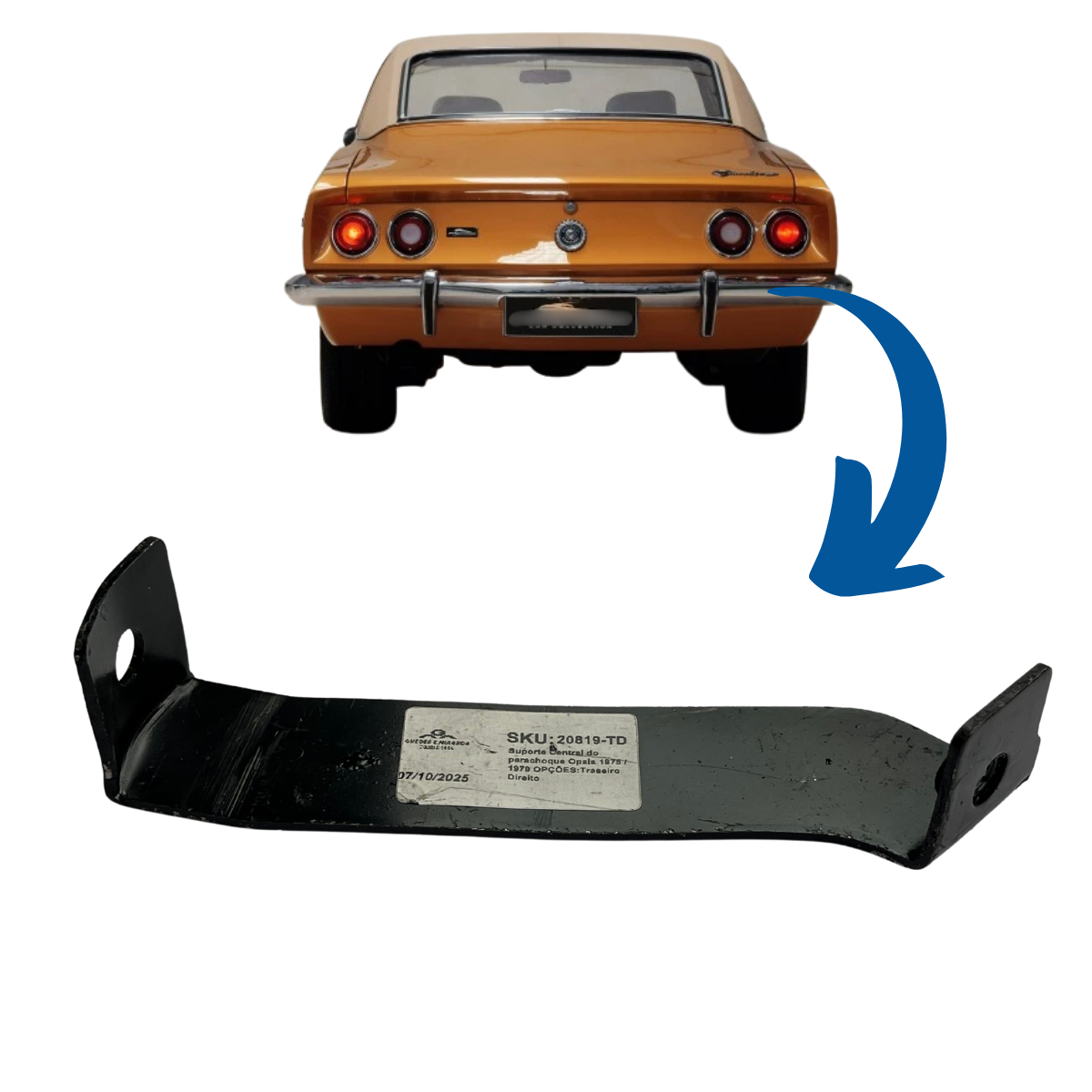SUPORTE PARACHOQUE TRASEIRO LD CENTRAL OPALA 75A79 (4)