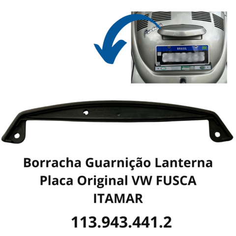 BORRACHA LANTERNA PLACA FUSCA ITAMAR ORIGINAL (7)