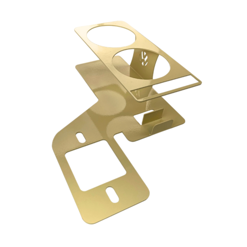PORTA COPOS DE METAL BEGE (2)