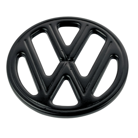 EMBLEMA LOGO VW CAPO FUSCA PRETO 10192P (5)