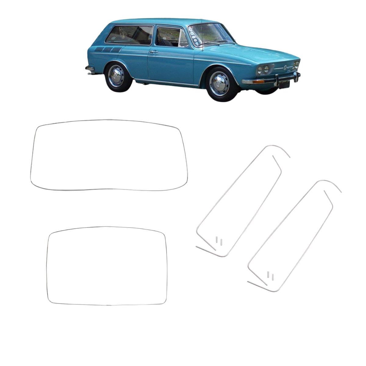 KIT FRISO JANELA PARABRISA E VIGIA VARIANT