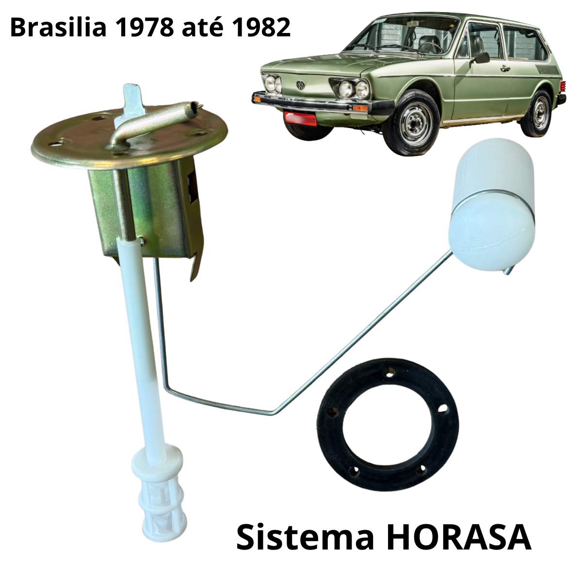 Bóia Medidor de Combustível Brasilia 1978 / 1982 Com Tubo Modelo Horasa